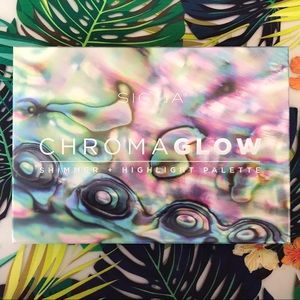 Sigma Chroma Glow Shimmer + Highlight Palette